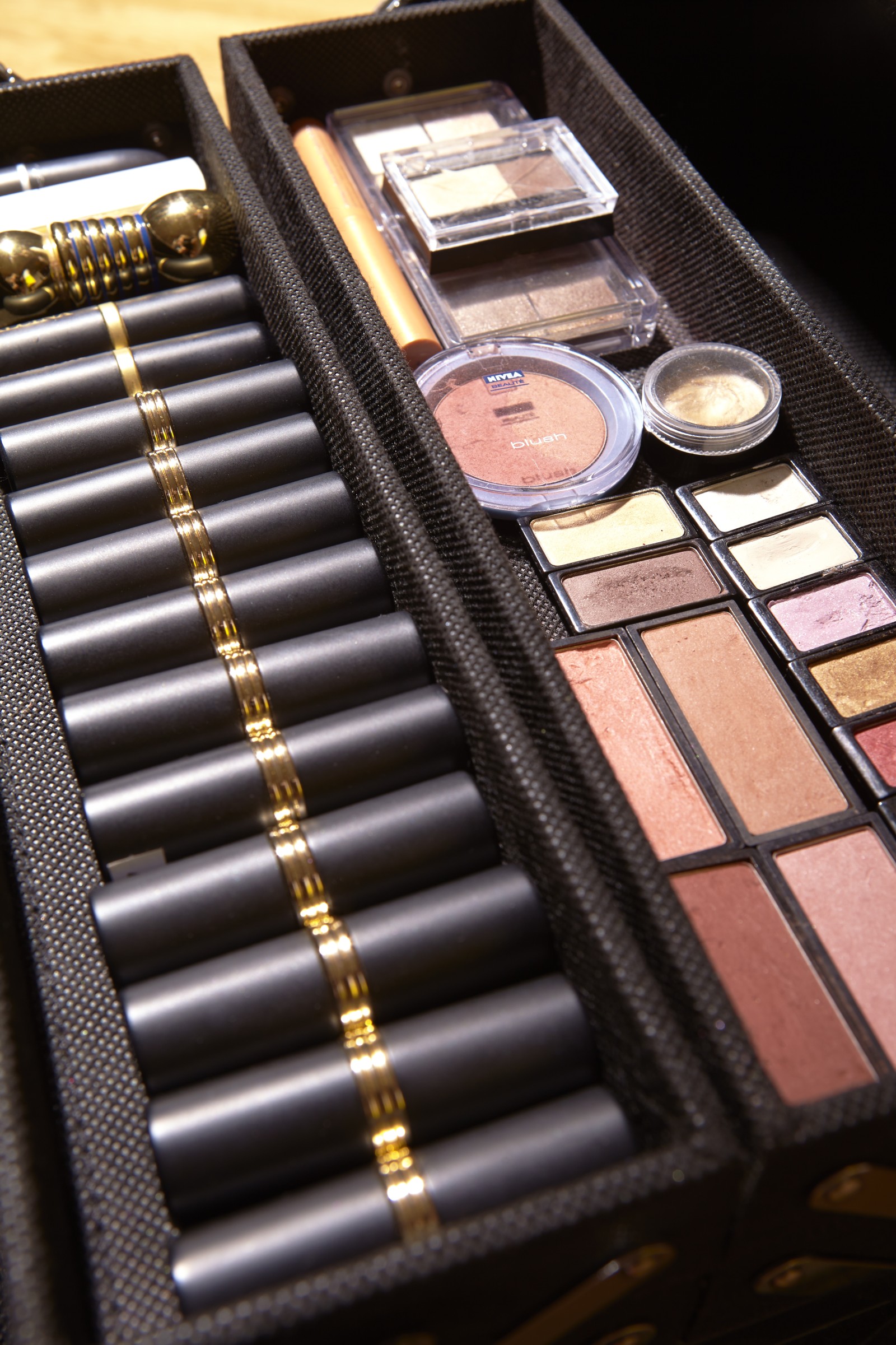 Dekorative Kosmetik im Einsatz