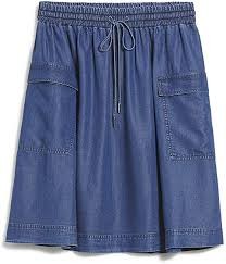 Rock in Denimoptik aus Tencel