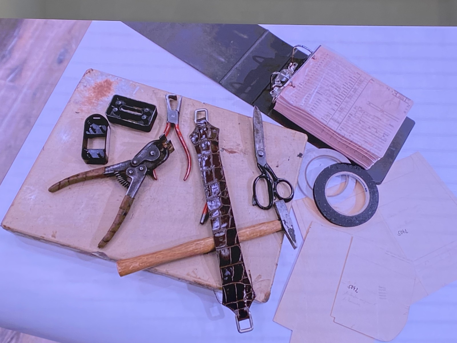 Handwerkszeug des Täschners